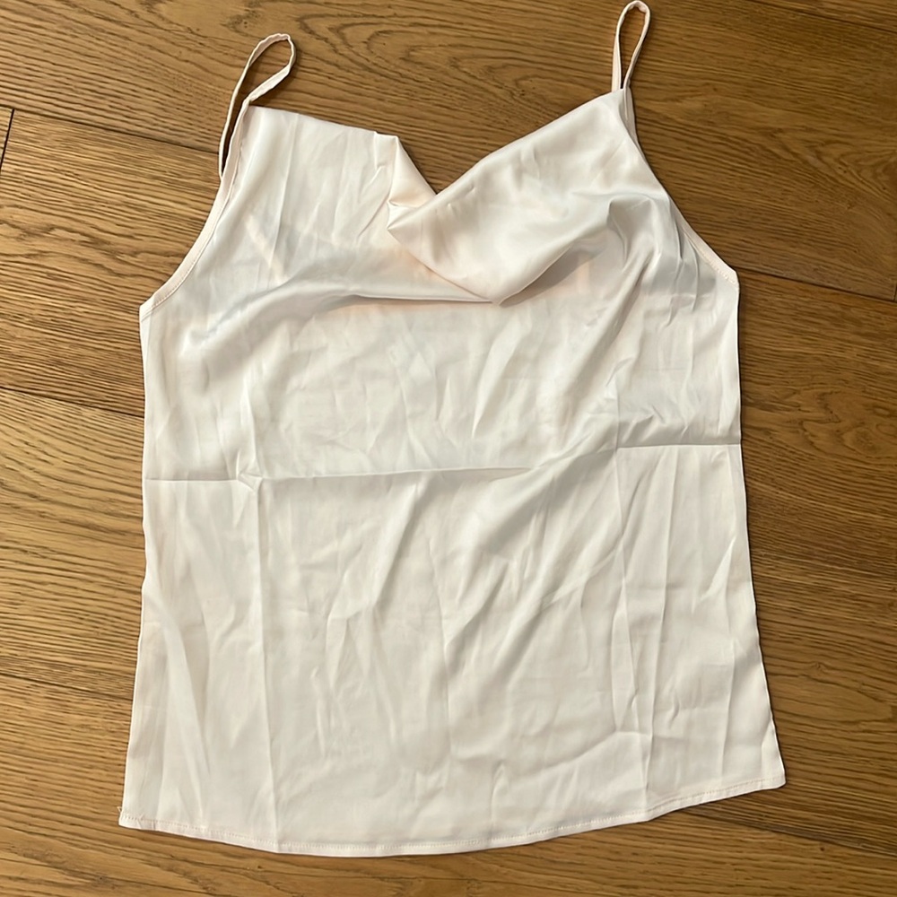 Vince silk poly elastane tank top size XS
